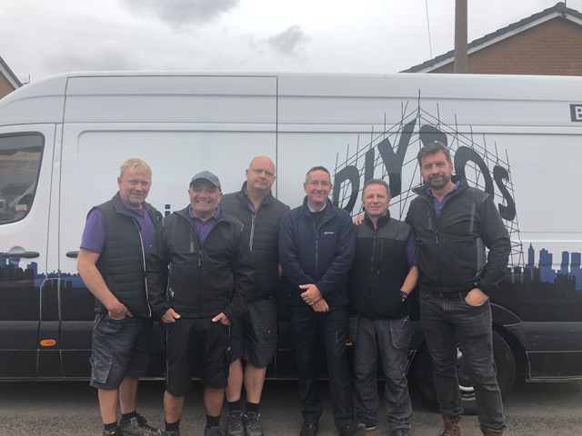 Birtley Lintels attend ‘The Big Reveal’ for latest BBC DIY SOS Project